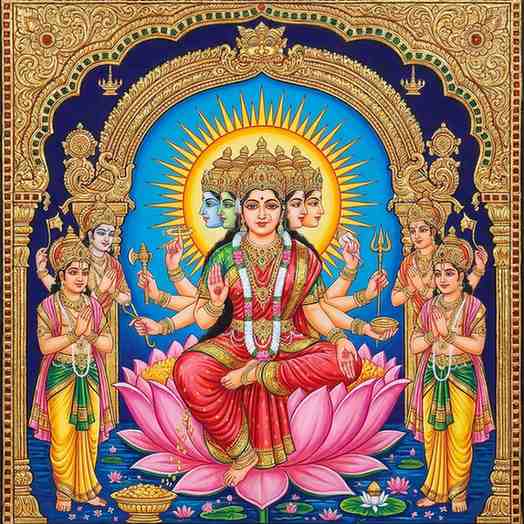 Goddess Gayatri