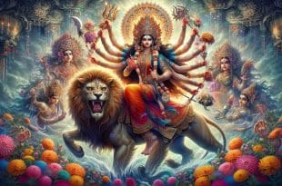 Maiya Tere Bharose Mera Parivar Hai Bhajan Lyrics in Hindi English